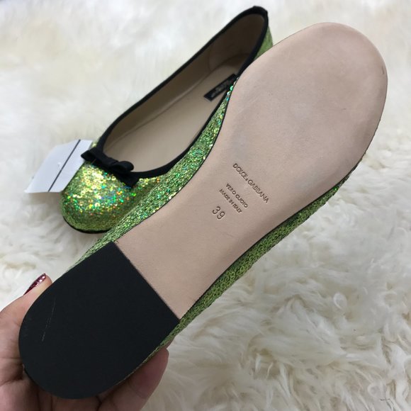 DOLOE GABBANA shining flats size 39 oritq - Picture 10 of 10